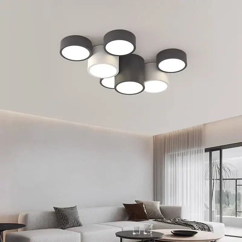 Black Circular LED Ceiling