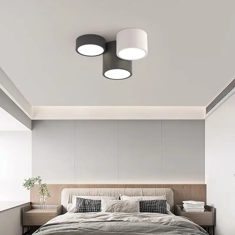 Black Circular LED Ceiling