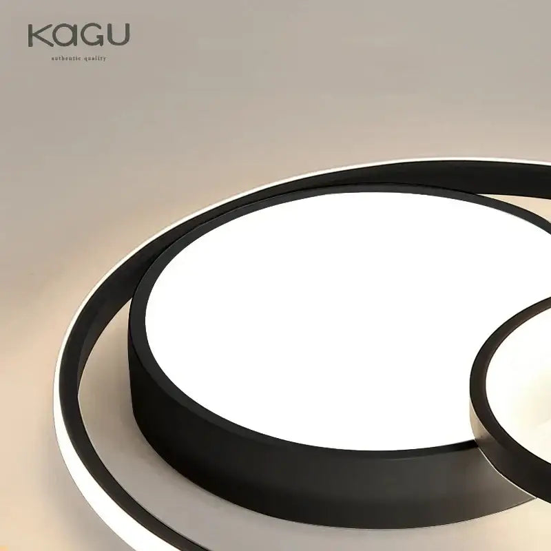 Black Ring LED Ceiling