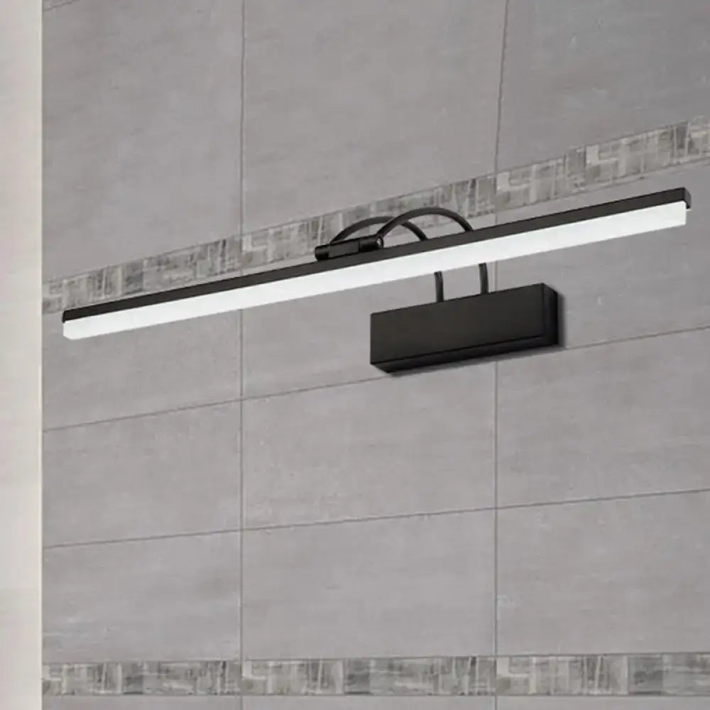 Black Modern Vanity Sconce