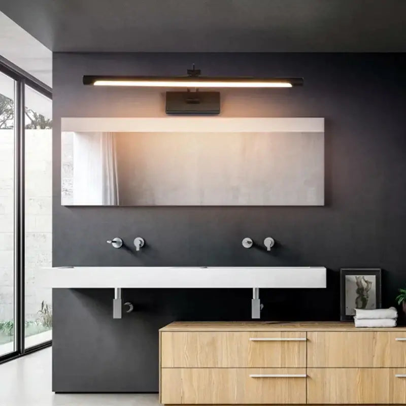 Black Adjustable Vanity Lamp