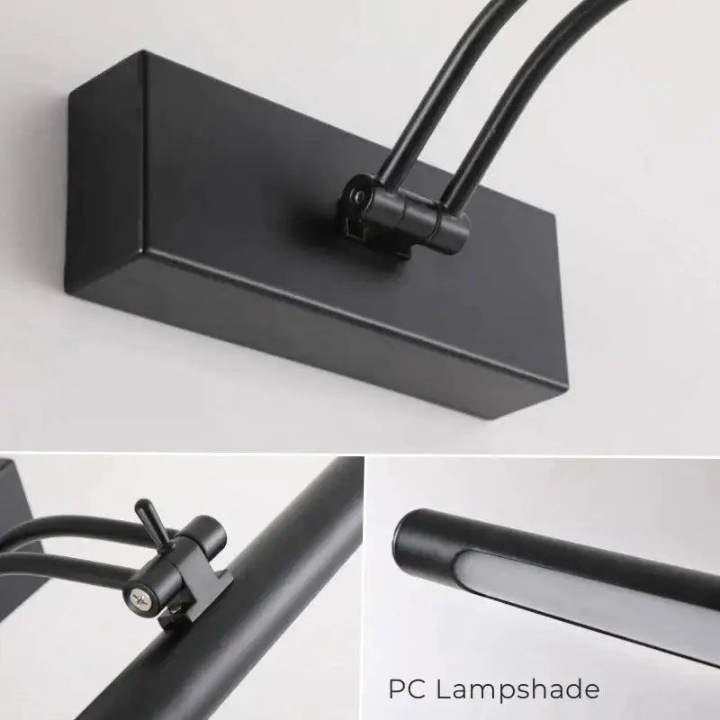 Black Adjustable Vanity Lamp