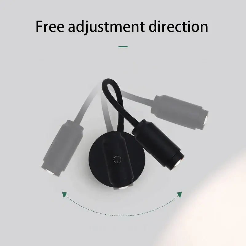 Black Gooseneck Wall Light