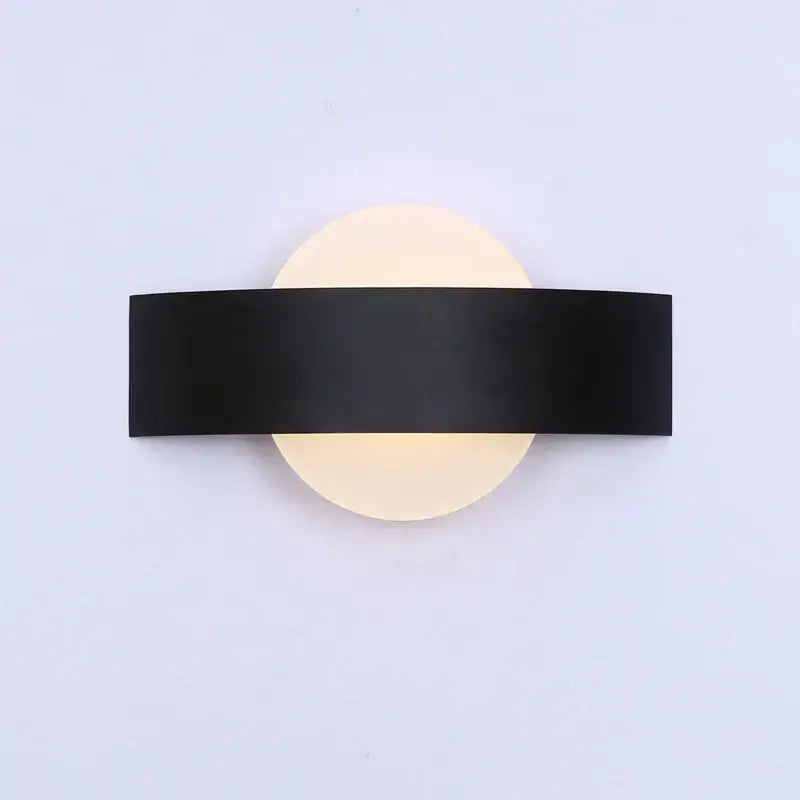 Black Frosted Glass Sconce Cozy Atmosphere