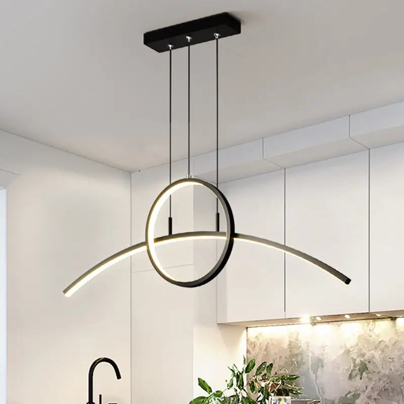 Black Linear LED Fixture