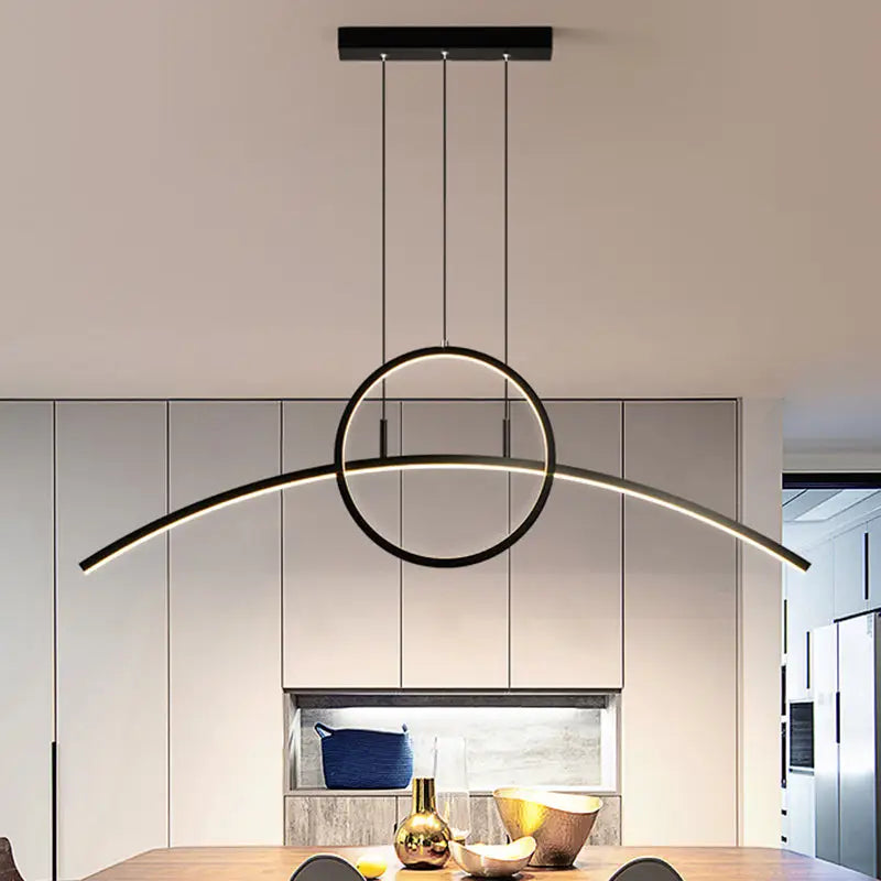 Black Linear LED Fixture