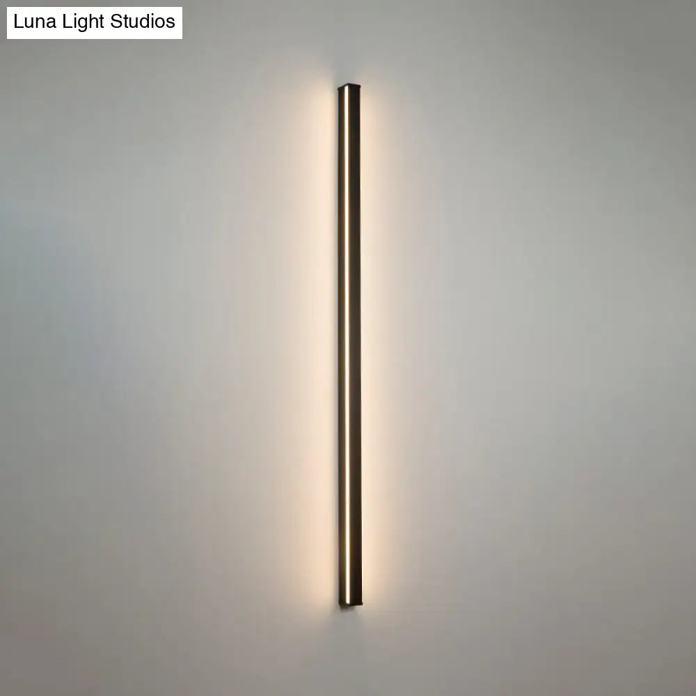 Black Linear Wall Sconce
