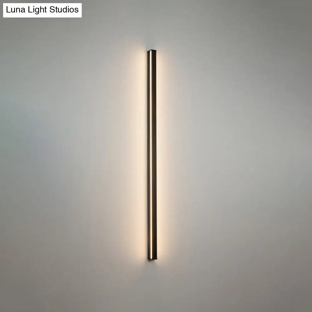 Black Linear Wall Sconce