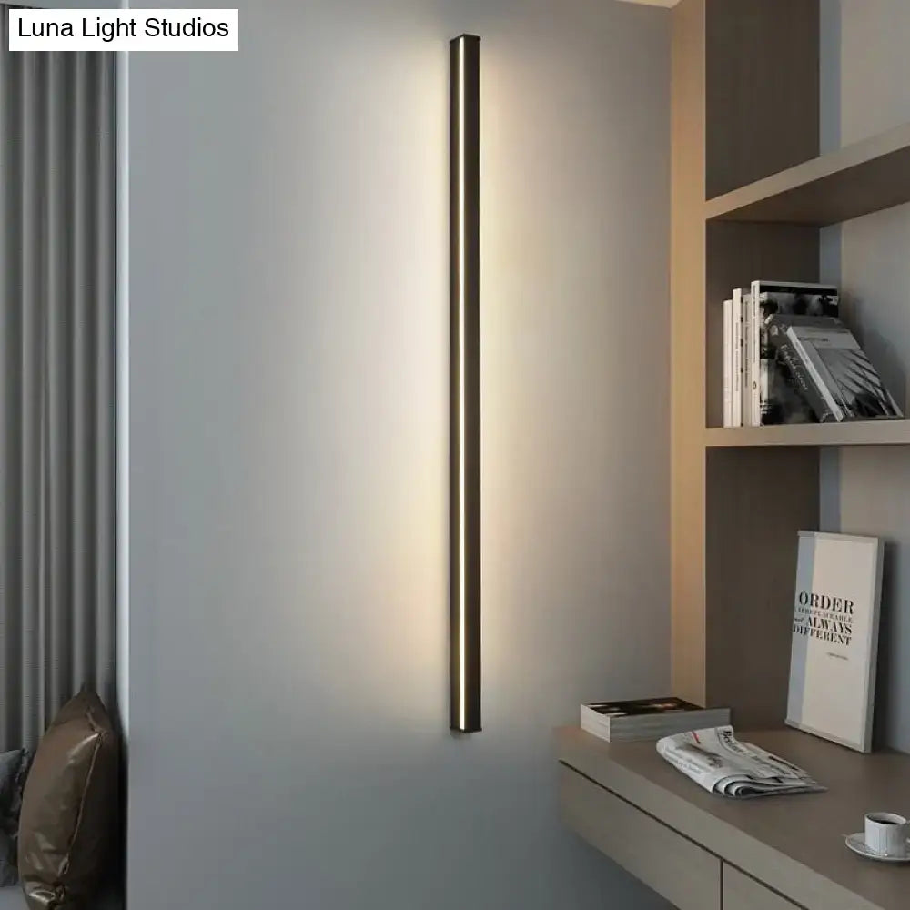 Black Linear Wall Sconce