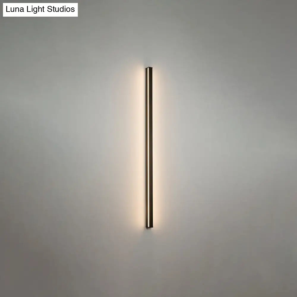 Black Linear Wall Sconce