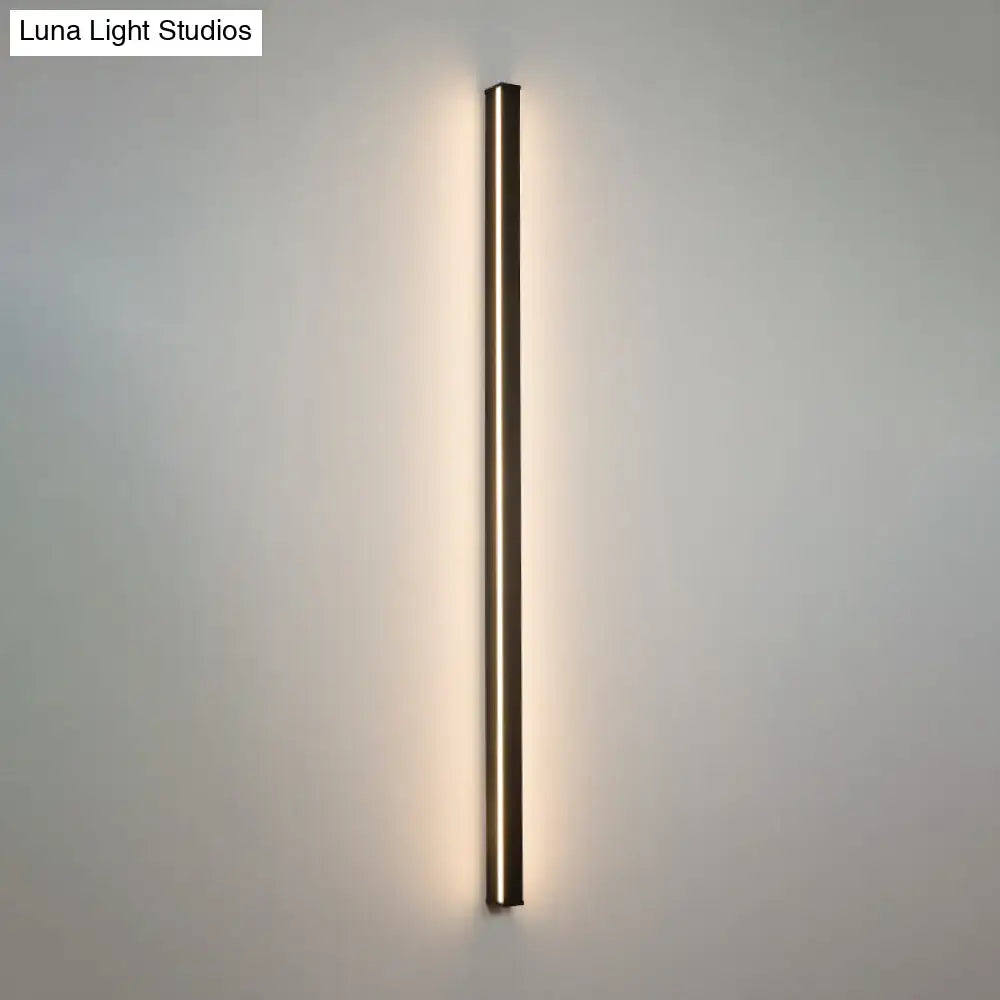 Black Linear Wall Sconce