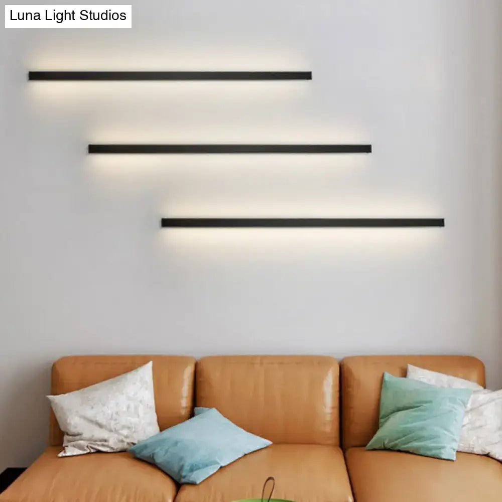 Black Linear Wall Sconce