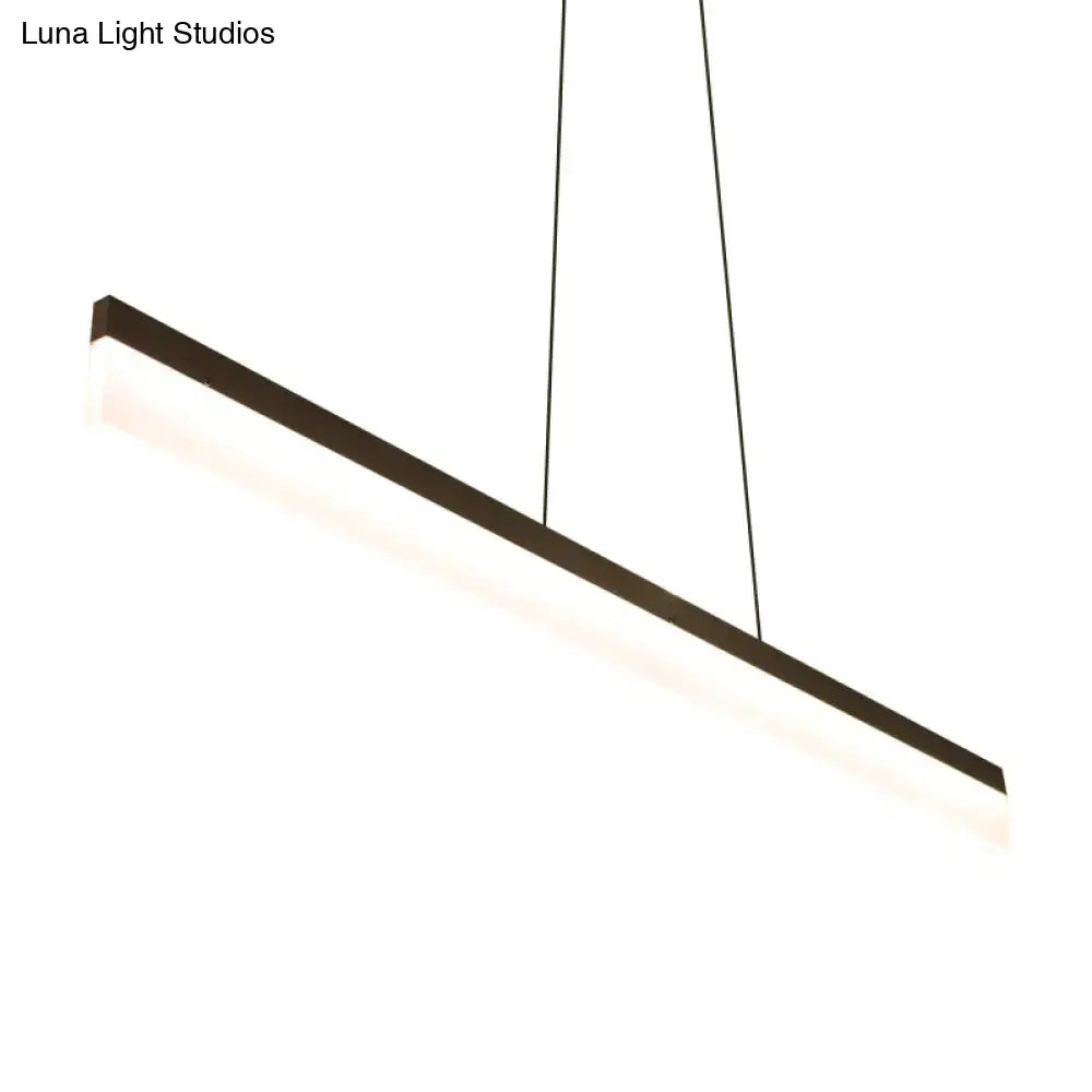 Coffee Linear LED Pendant