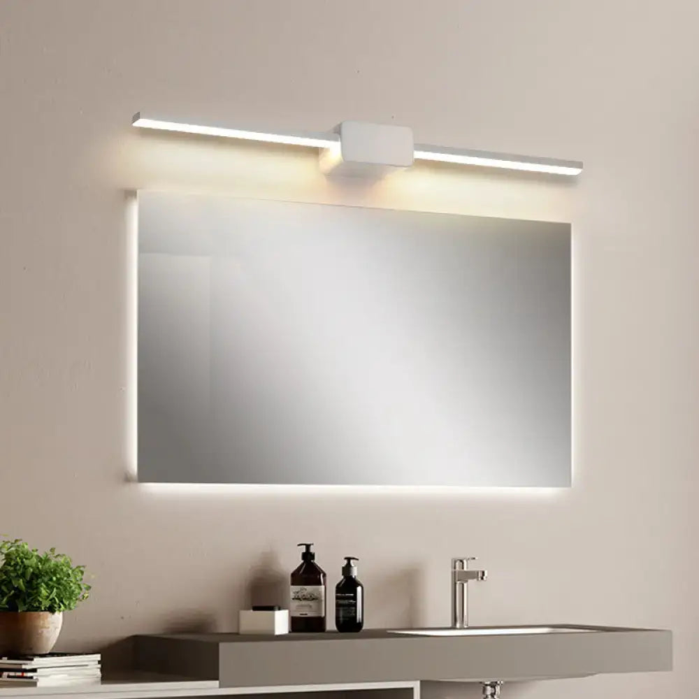 Black Linear Vanity Sconce