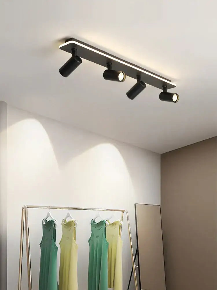 Black LED Ceiling Track Light
