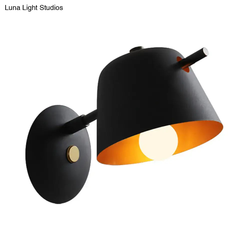 Black Metal Wall Light