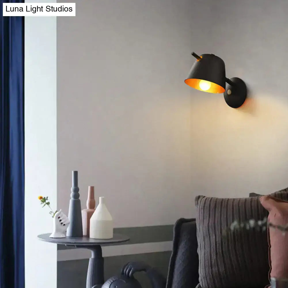 Black Metal Wall Light
