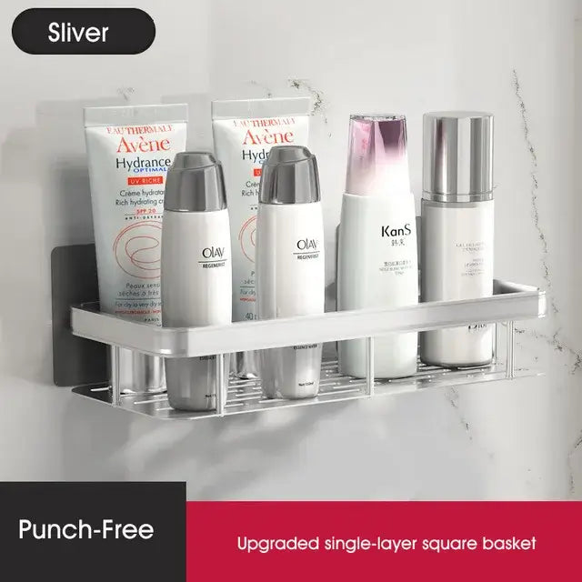 Black Metal Corner Shelves