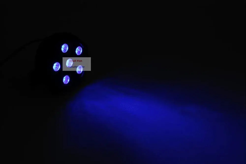 Black Sound-Activated LED Par Stage Lights