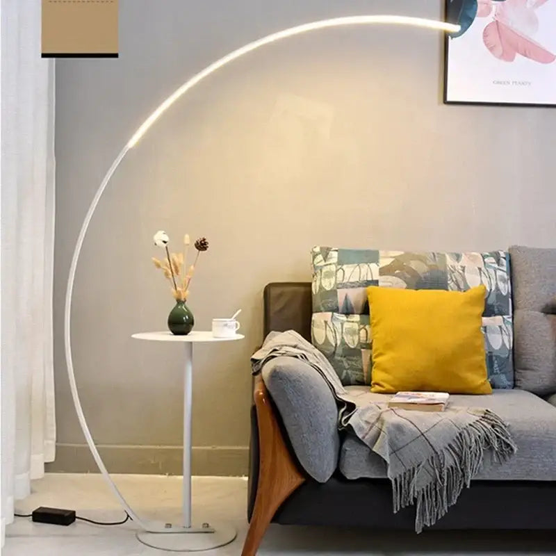 Black Arc Floor Lamp