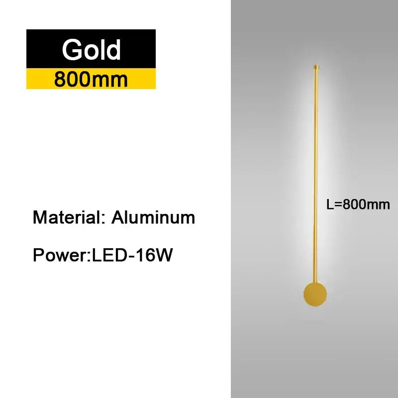 Black Rotatable 350-Degree LED Sconce