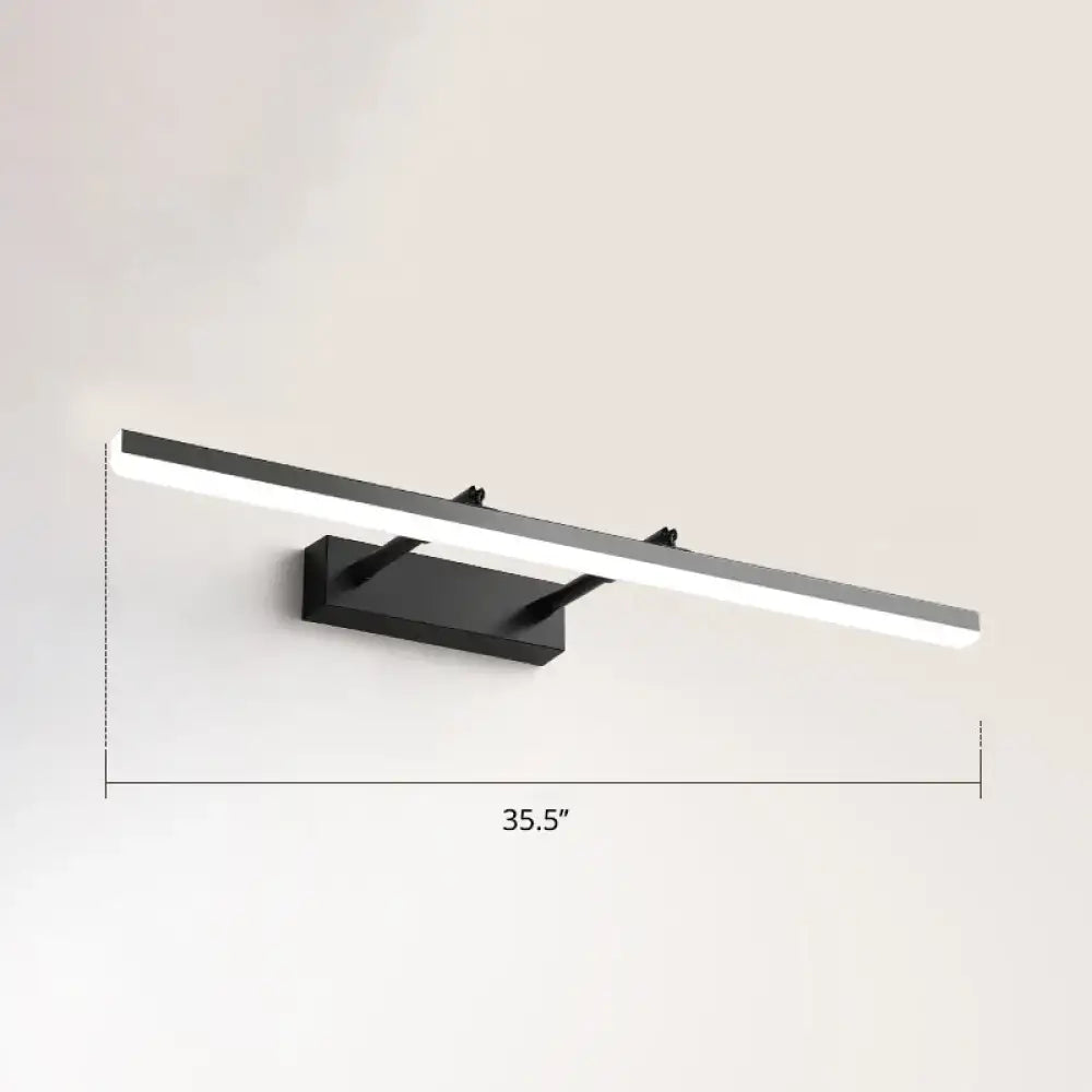 Black Pivoting LED Wall Light