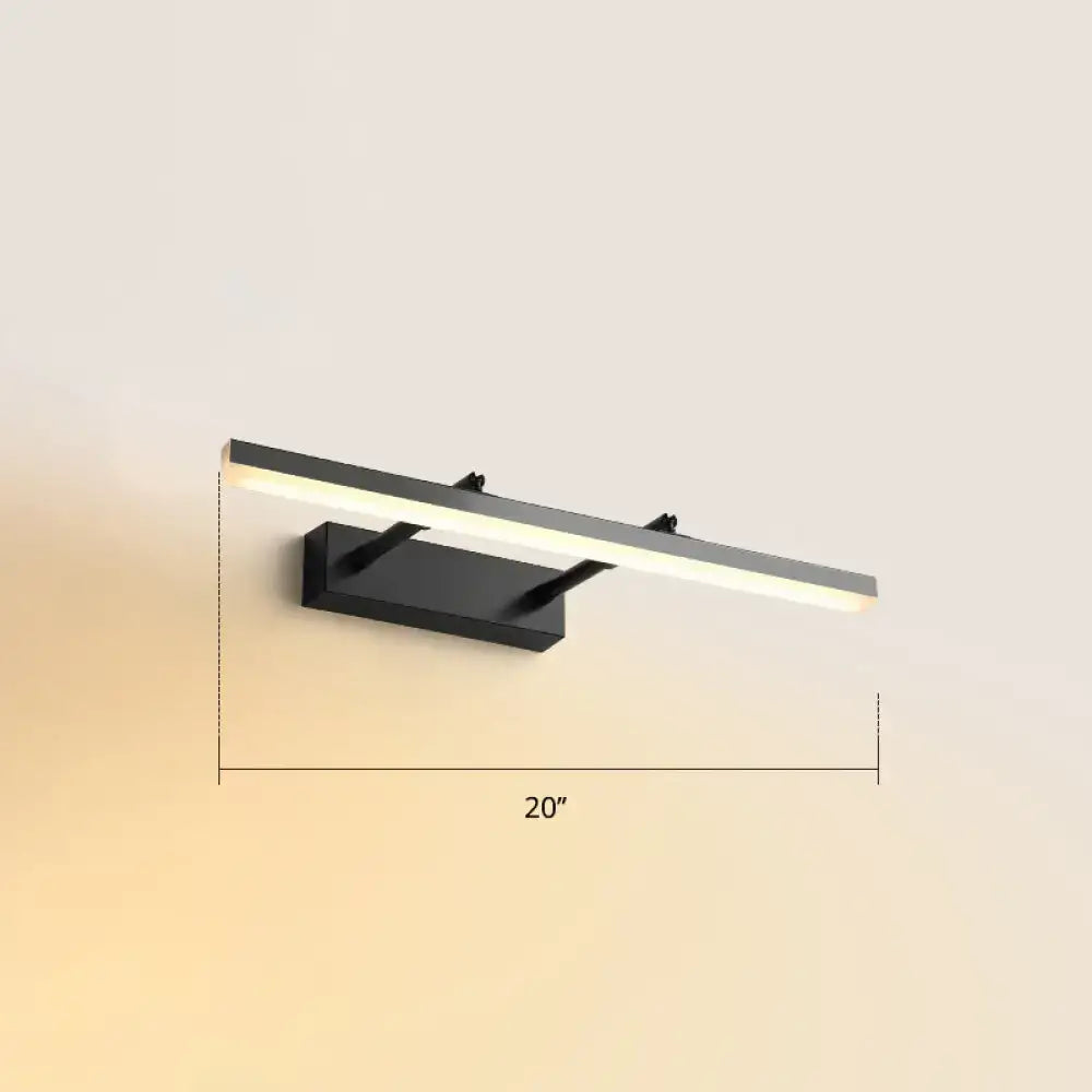 Black Pivoting LED Wall Light