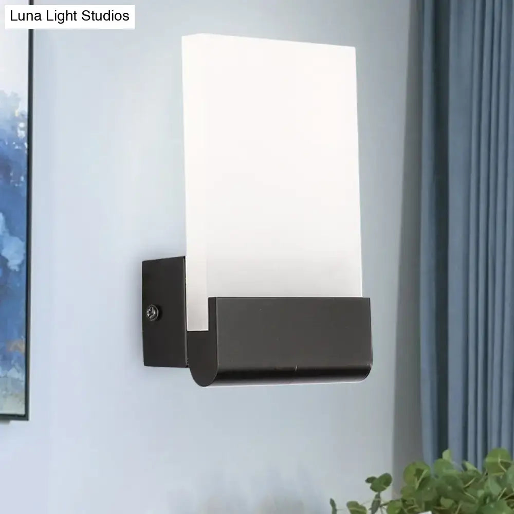 Black Industrial Cast Iron Wall Sconce