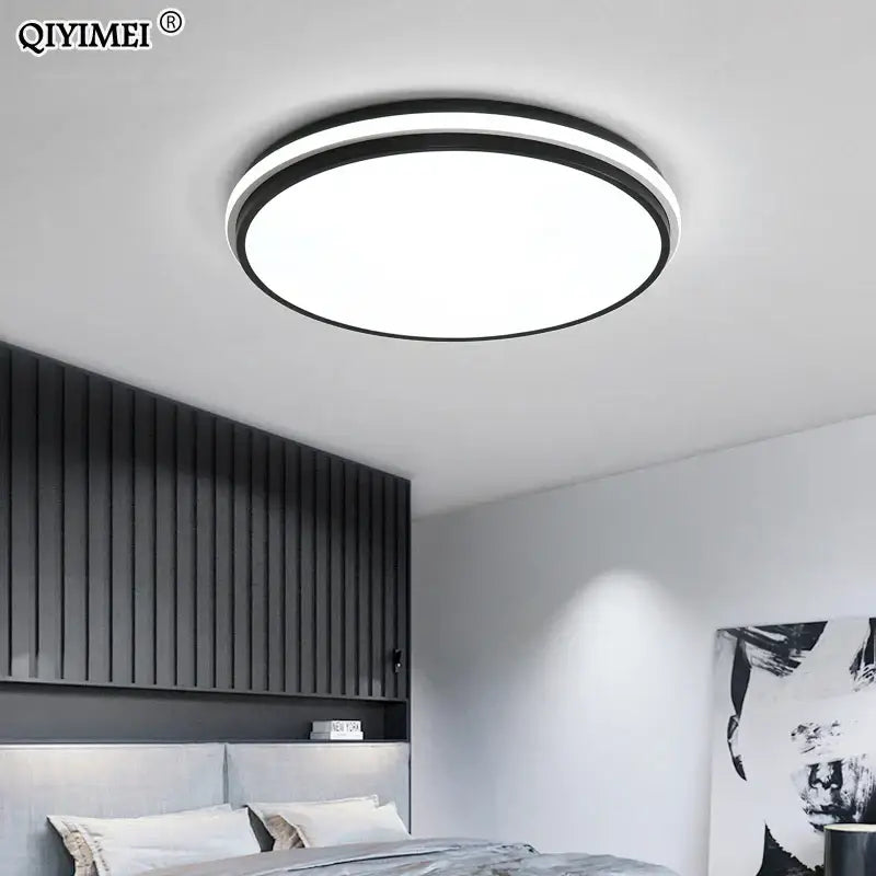 Black LED Ceiling Lamp