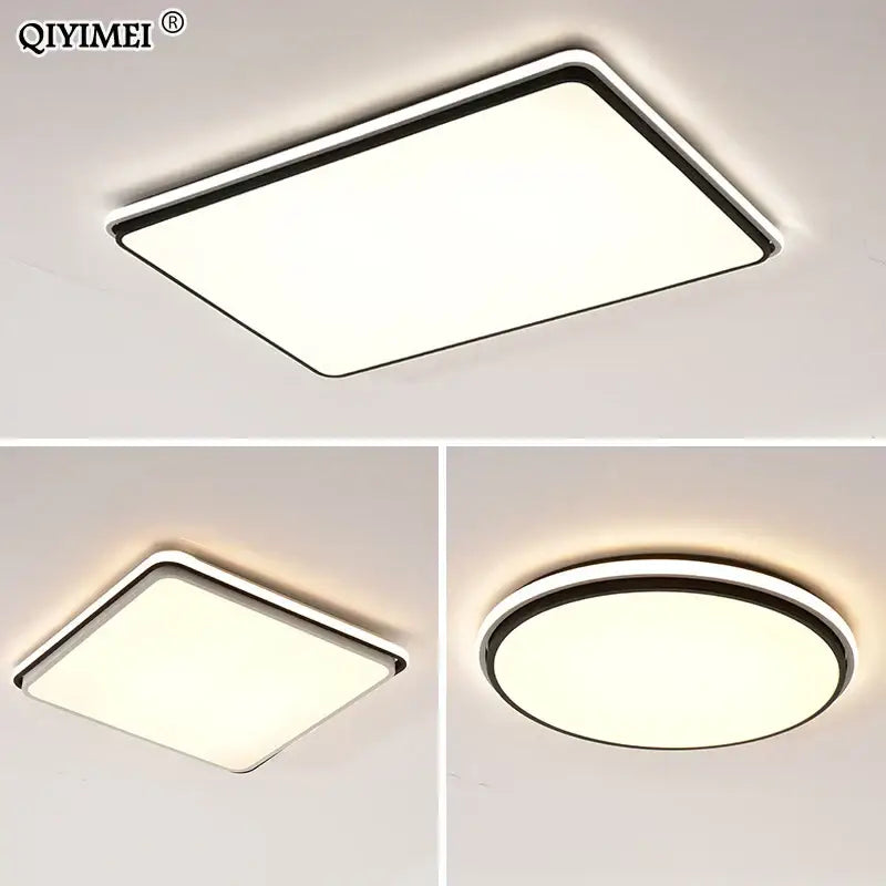 Black LED Ceiling Lamp