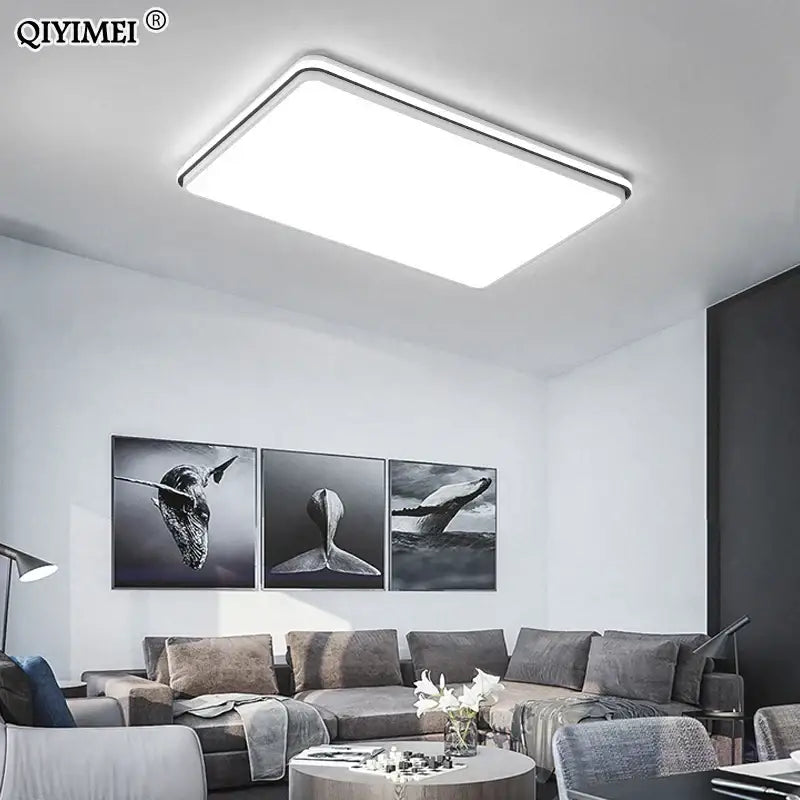 Black LED Ceiling Lamp