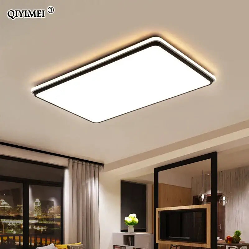 Black LED Ceiling Lamp