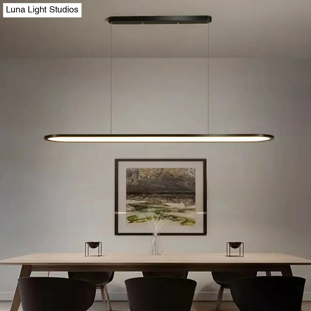 Black Acrylic Island Pendant
