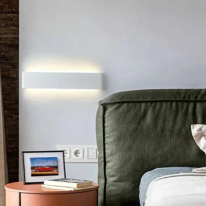 Black LED Wall Sconce Modern Elegance Design