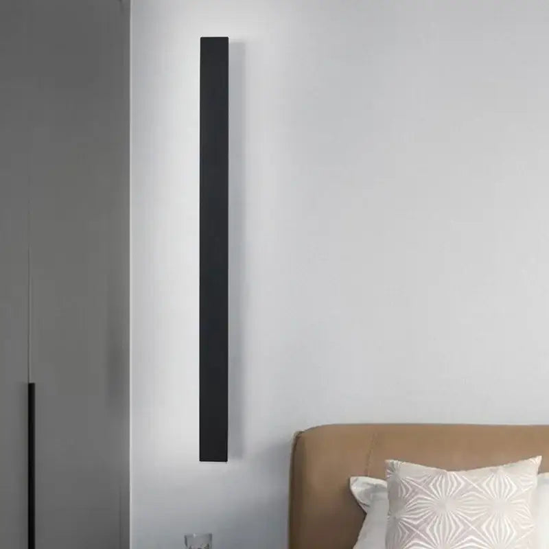 Black Long Strip LED Wall Light Up To 100cm