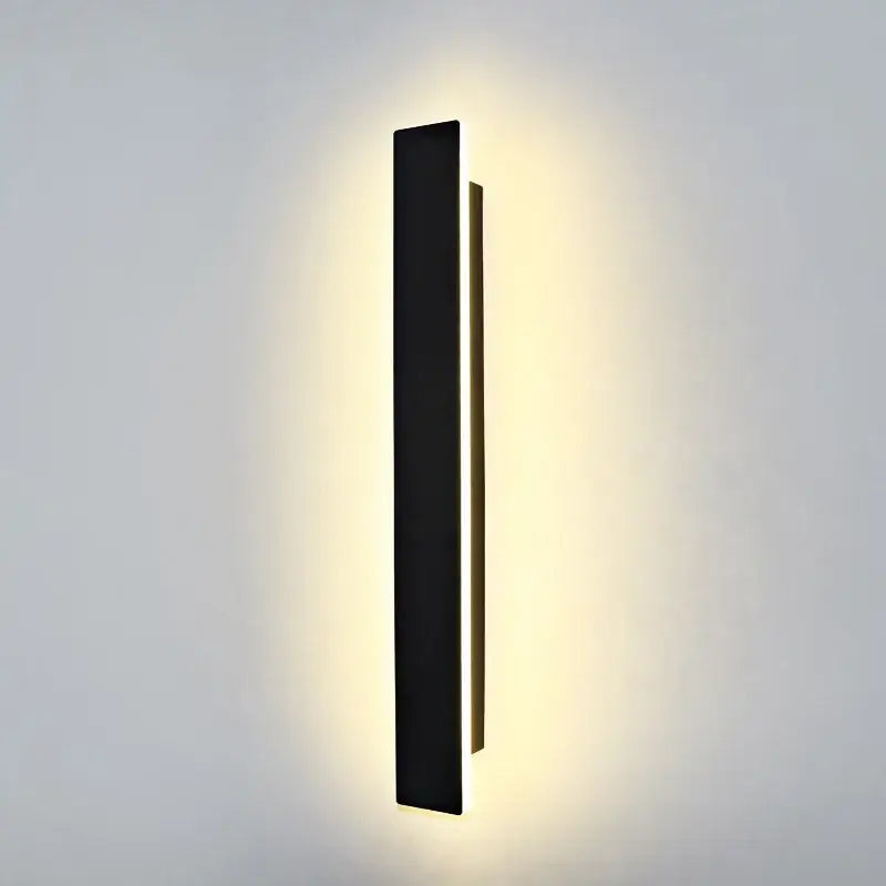 Black Long Strip LED Wall Light Up To 100cm