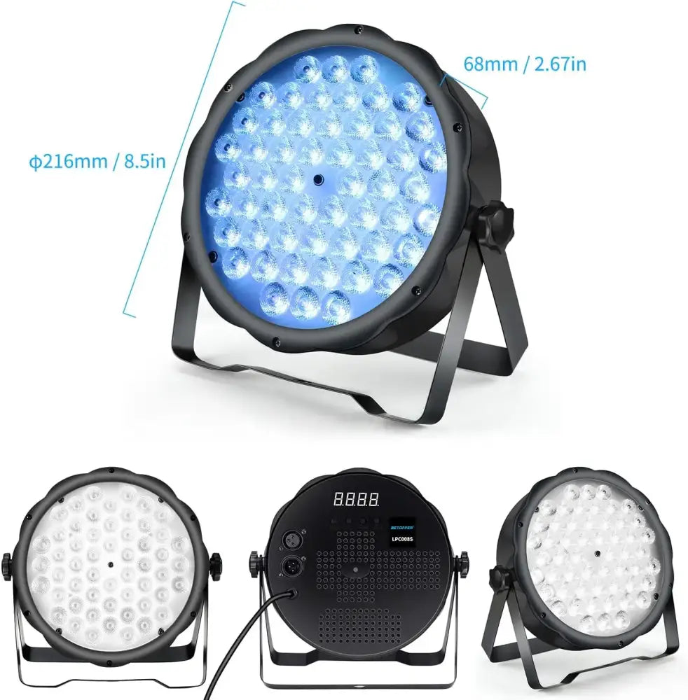 Black RGB LED Lights