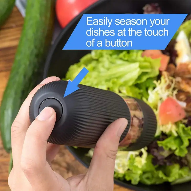 Black Automatic Spice Grinder