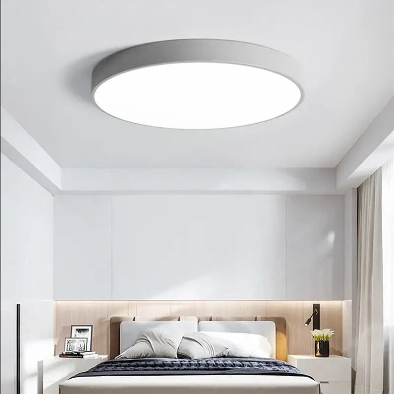 Black Dimmable LED Ceiling Light For Bedrooms