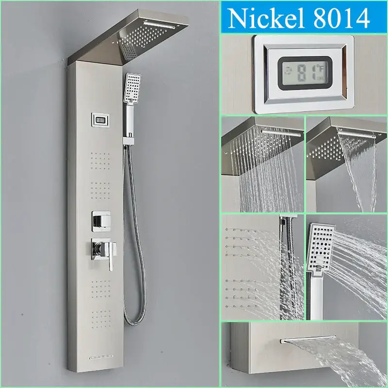 Black Shower Panel System