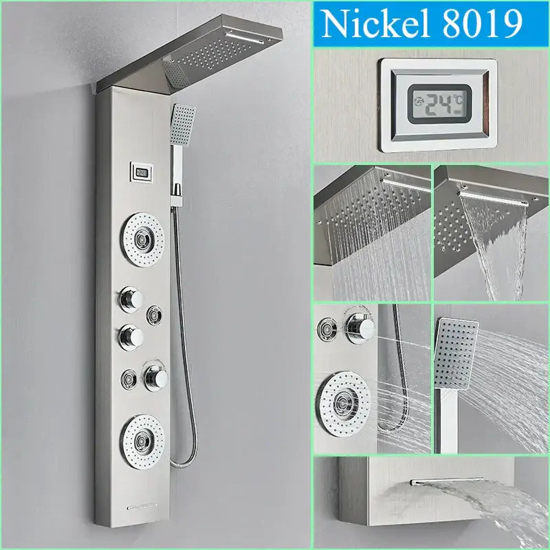 Black Shower Panel System