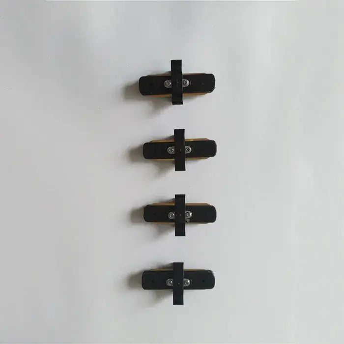 Black Silver Track Connector