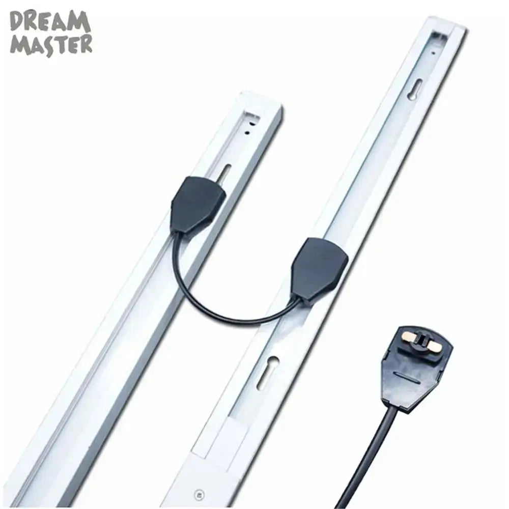 Black Silver Track Connector