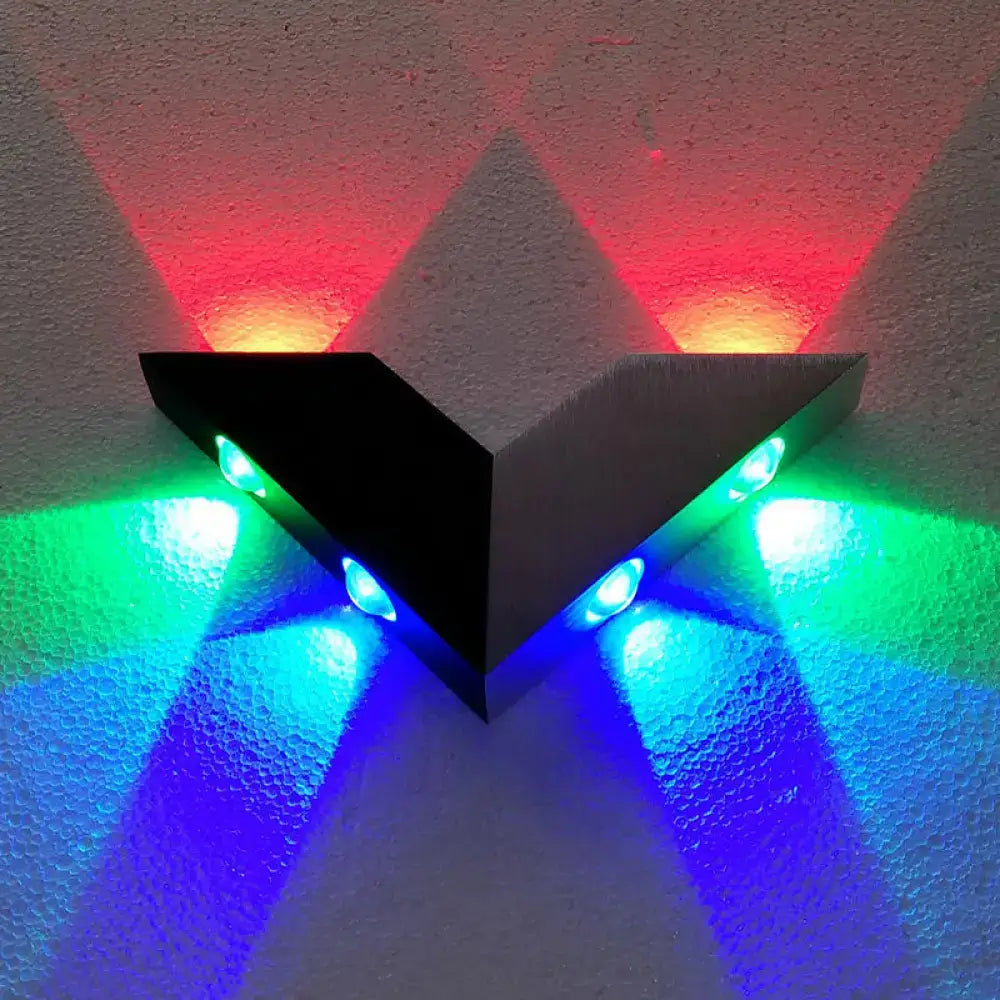 Black Metal RGB Sconce