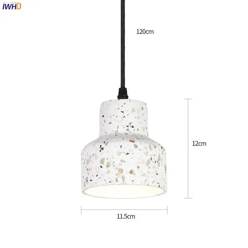 Black Cement Pendant Lamp
