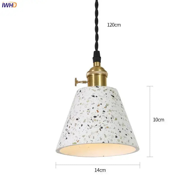 Black Cement Pendant Lamp