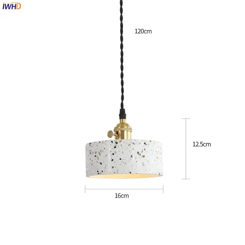 Black Cement Pendant Lamp