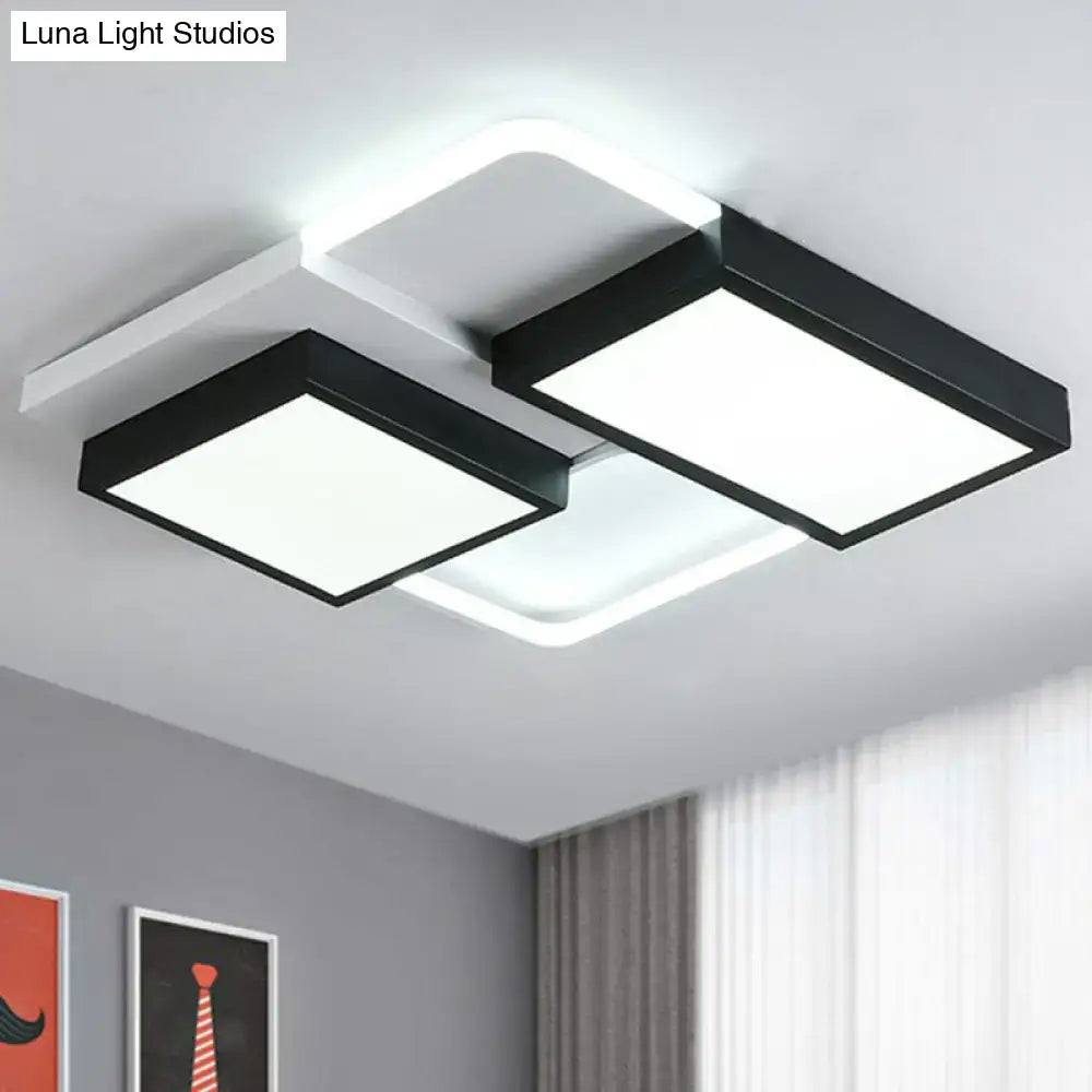 Black Splicing Ceiling Light