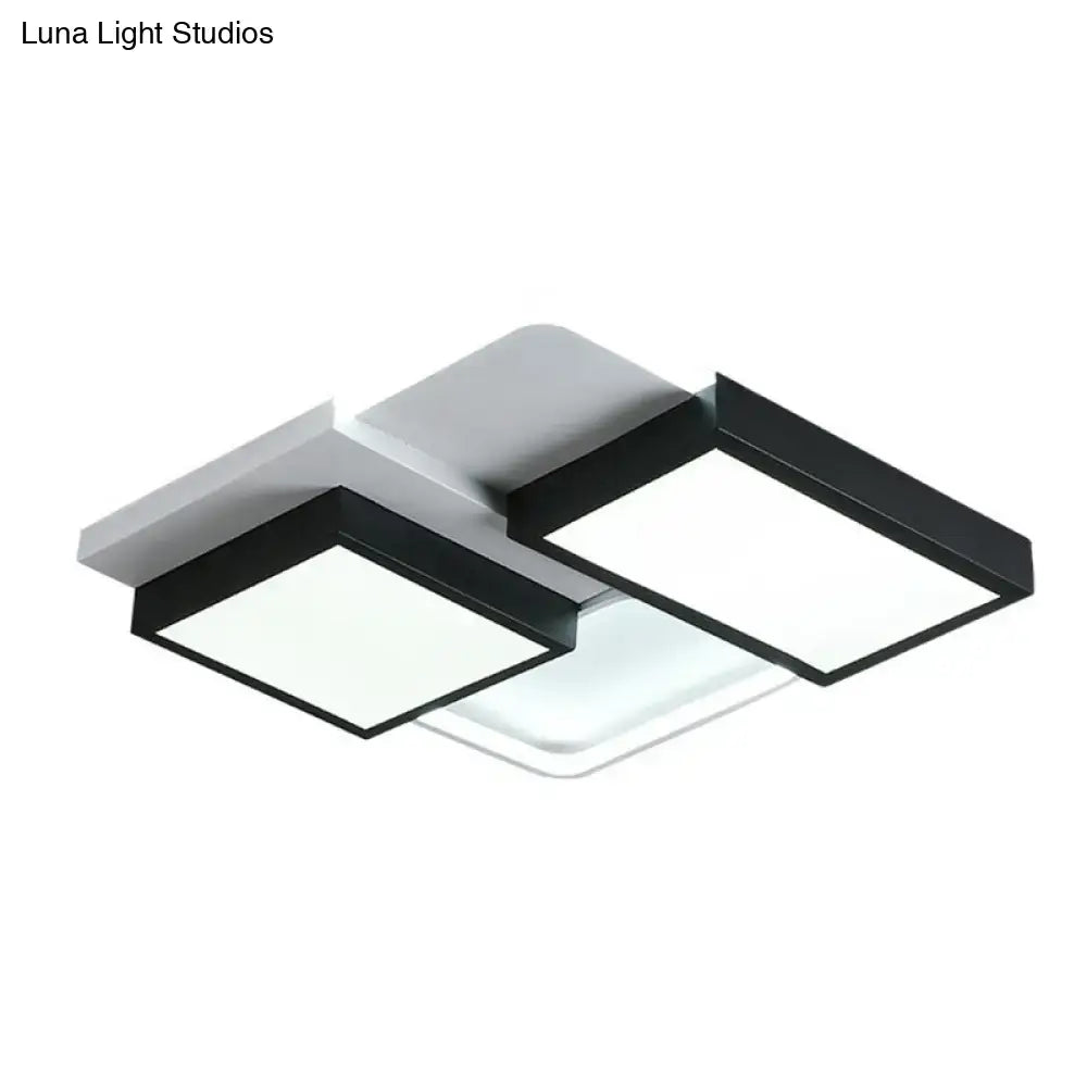 Black Splicing Ceiling Light