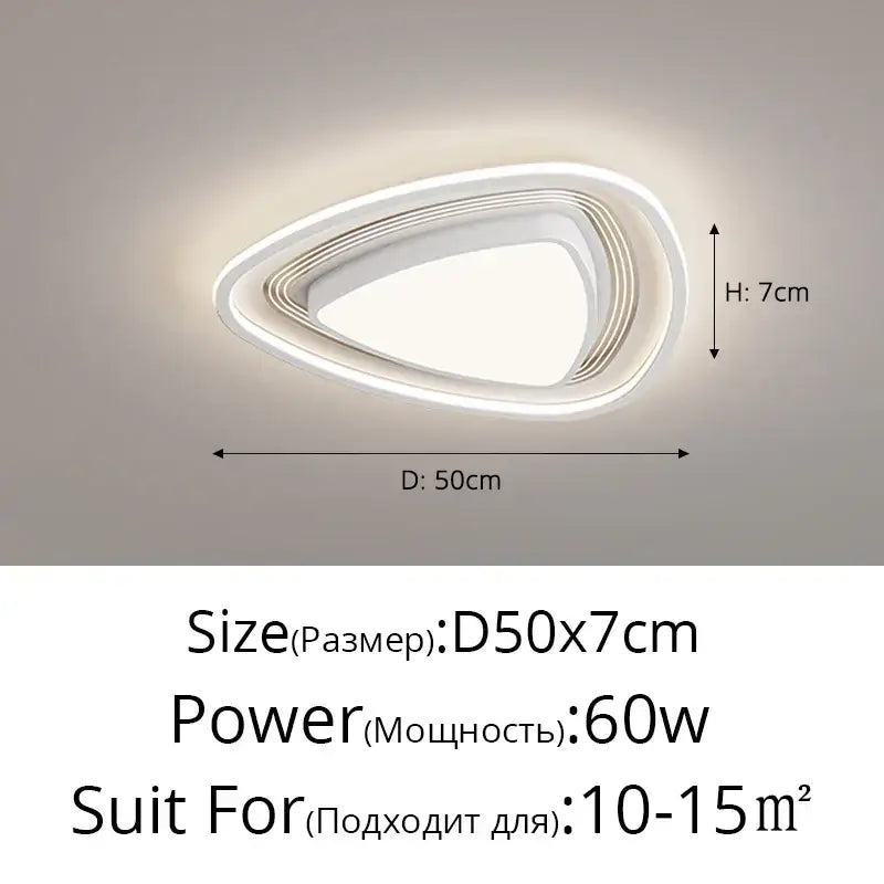 Black Square Dimmable Light